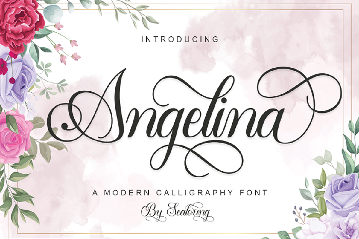 Angelina Font | Sealoung | FontSpace