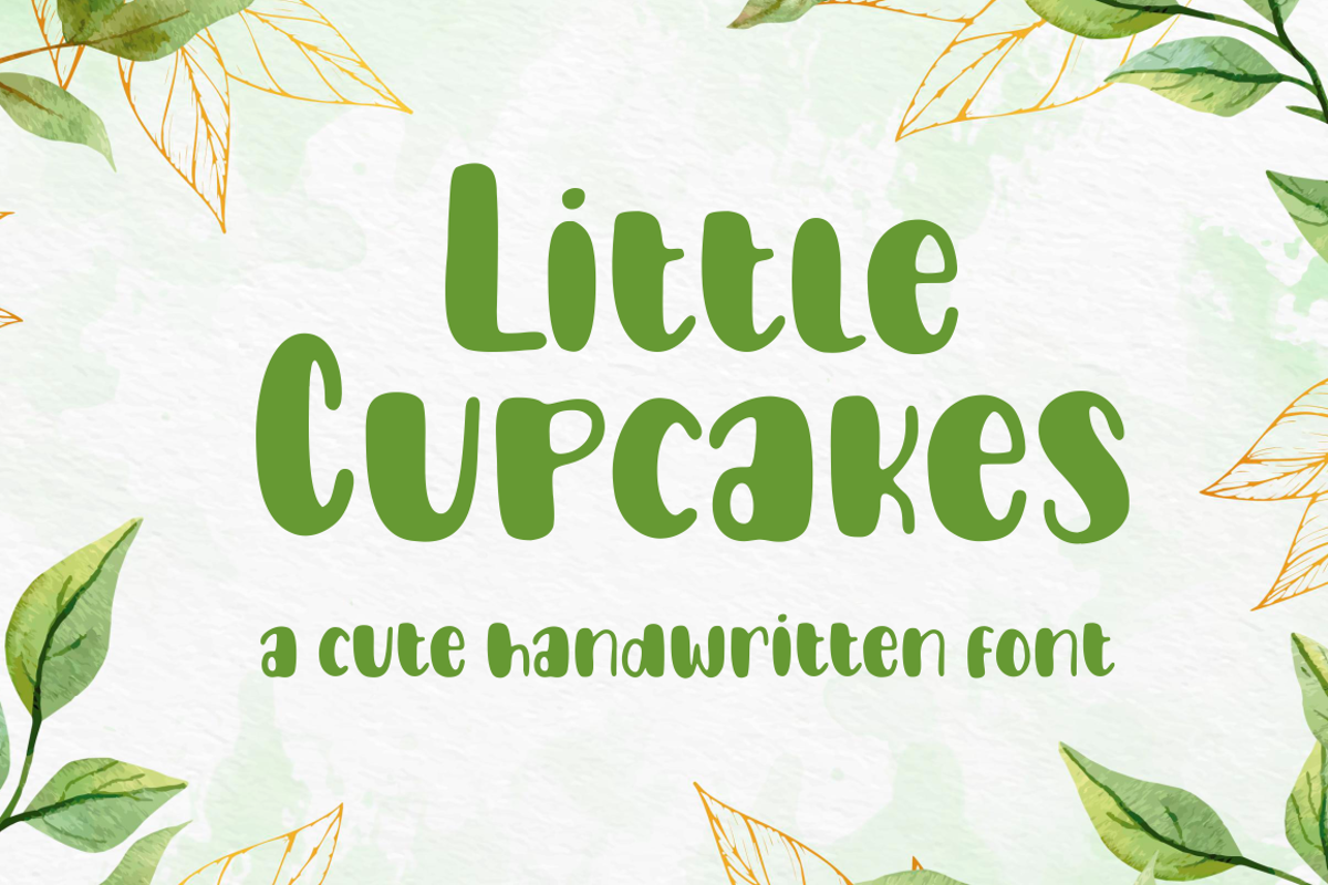 Little Cupcakes Font Sronstudio FontSpace