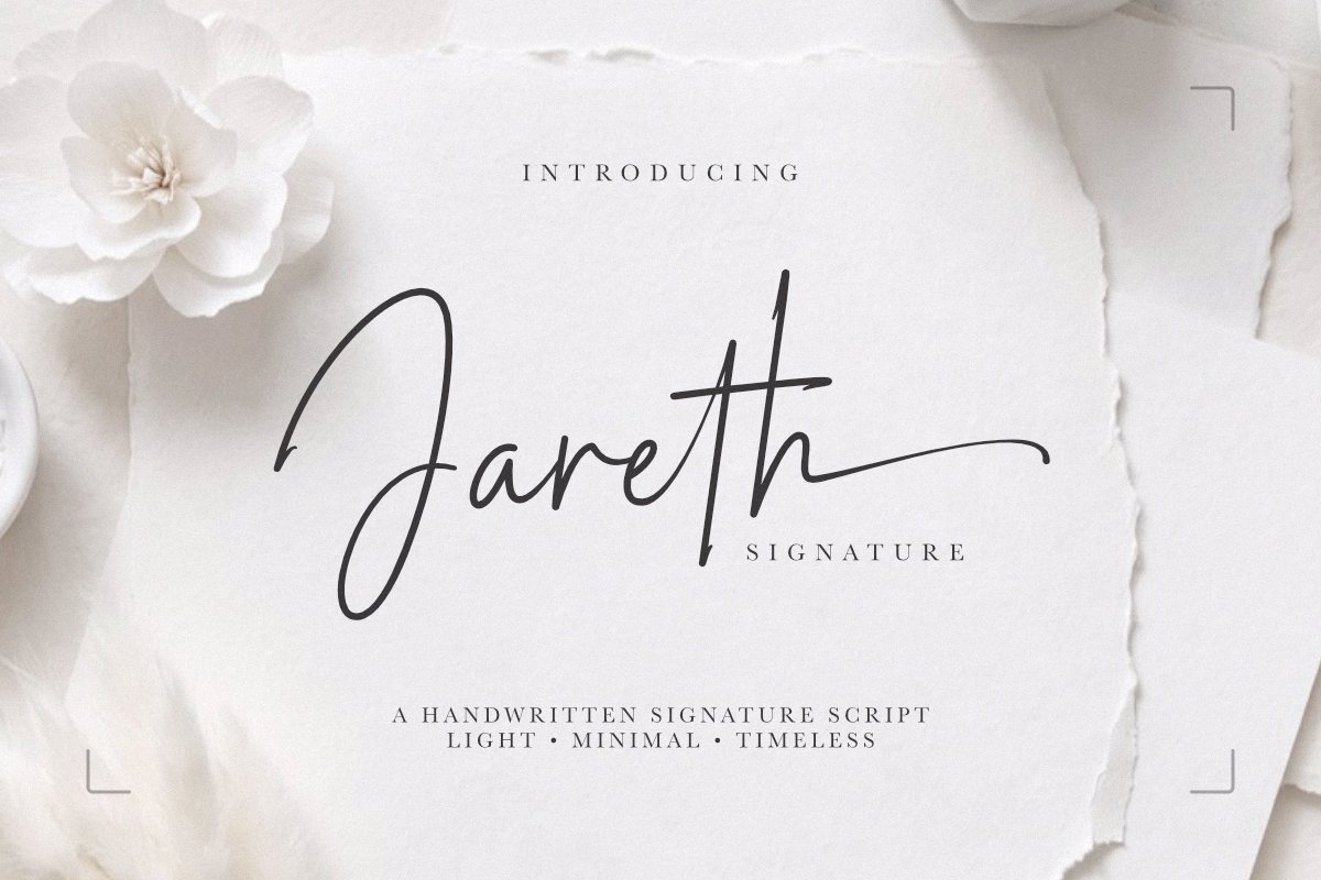 Jareth Signature Font Free Download