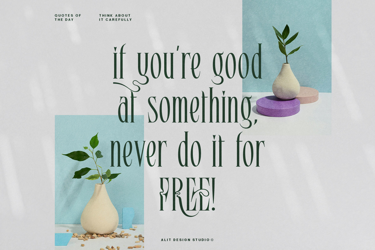 Billyzar Rope Font Alit Design FontSpace