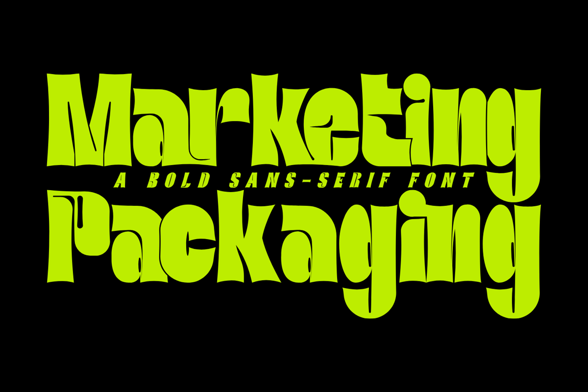 Marketing Packaging Font | 177Studio | FontSpace