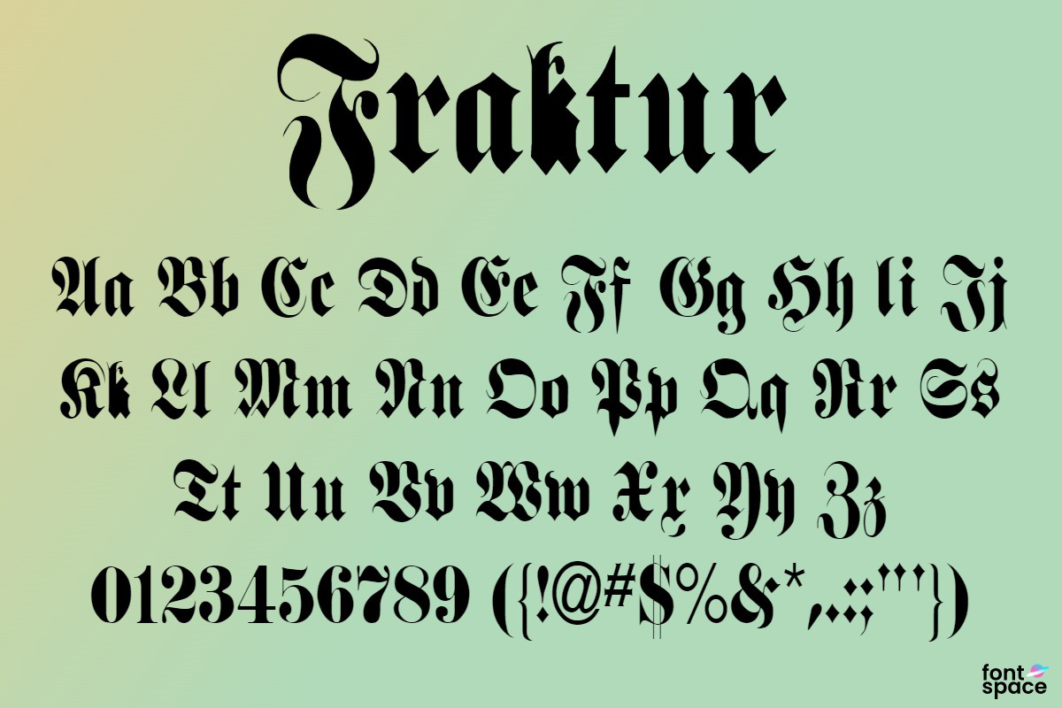 Fraktur Font