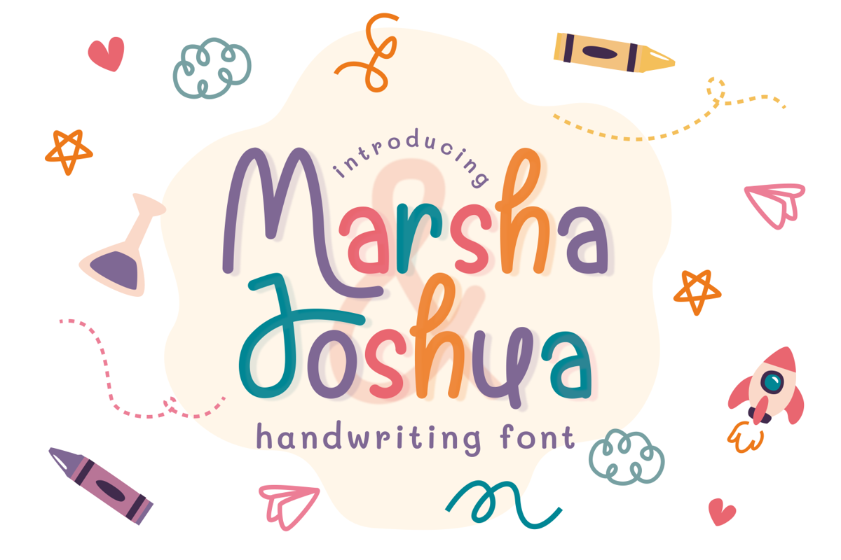 Marsha & Joshua Font | Tlatous Type | FontSpace