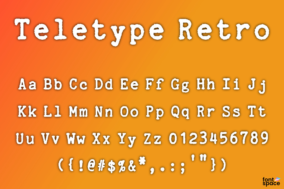 Teletype Retro Font - Free Download