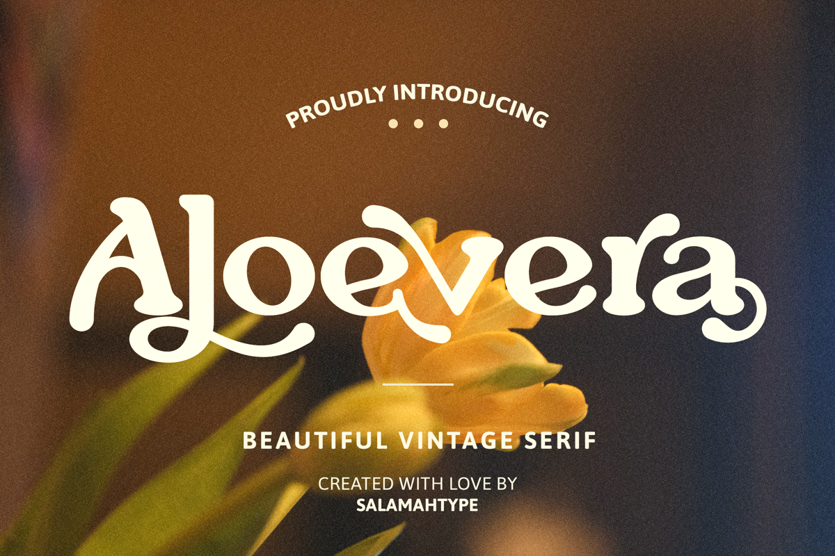 Aloevera Font | salamahtype | FontSpace