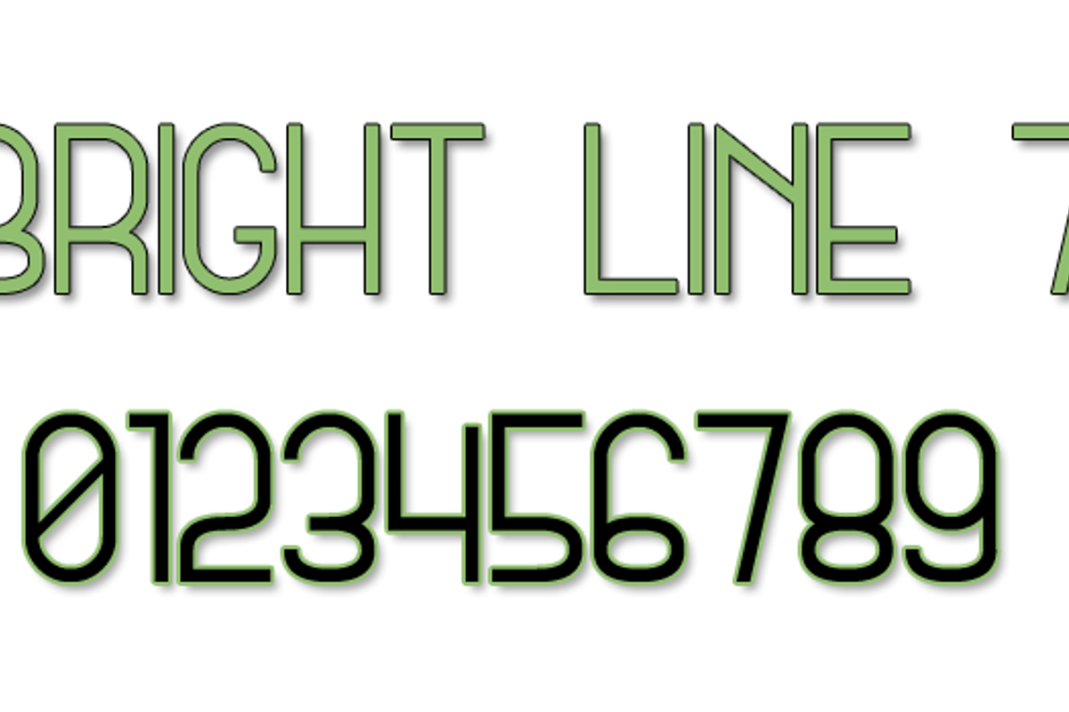 7 fonts. Eurostyle шрифт. Шрифт 7. Bright line. Группа Bright line.