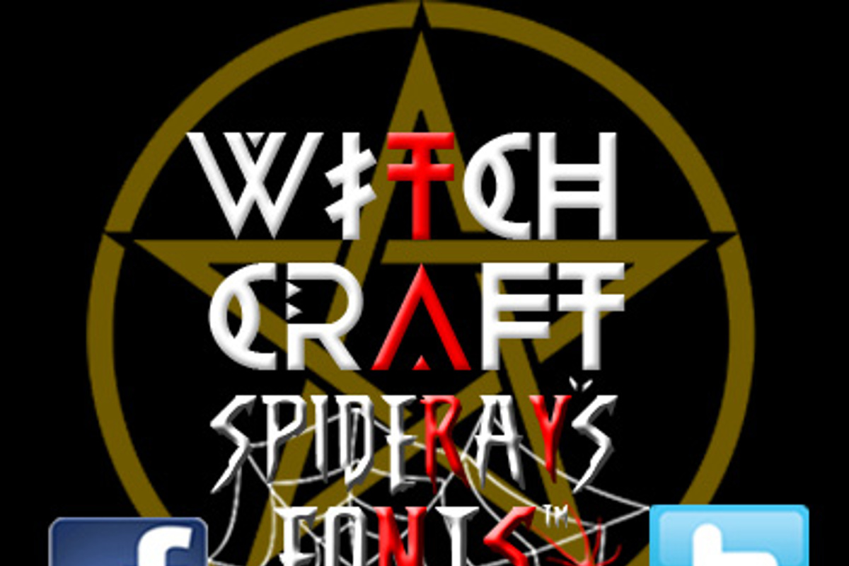 WITCHCRAFT Font | SpideRaYsfoNtS | FontSpace