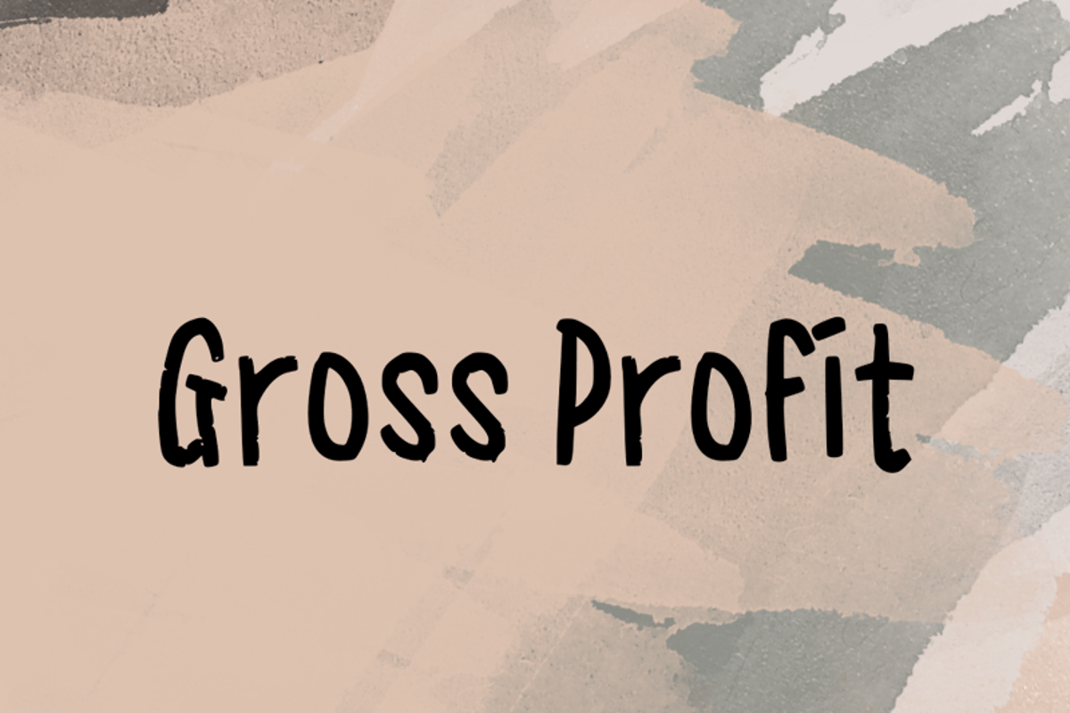 G Gross Profit Font | wepfont | FontSpace