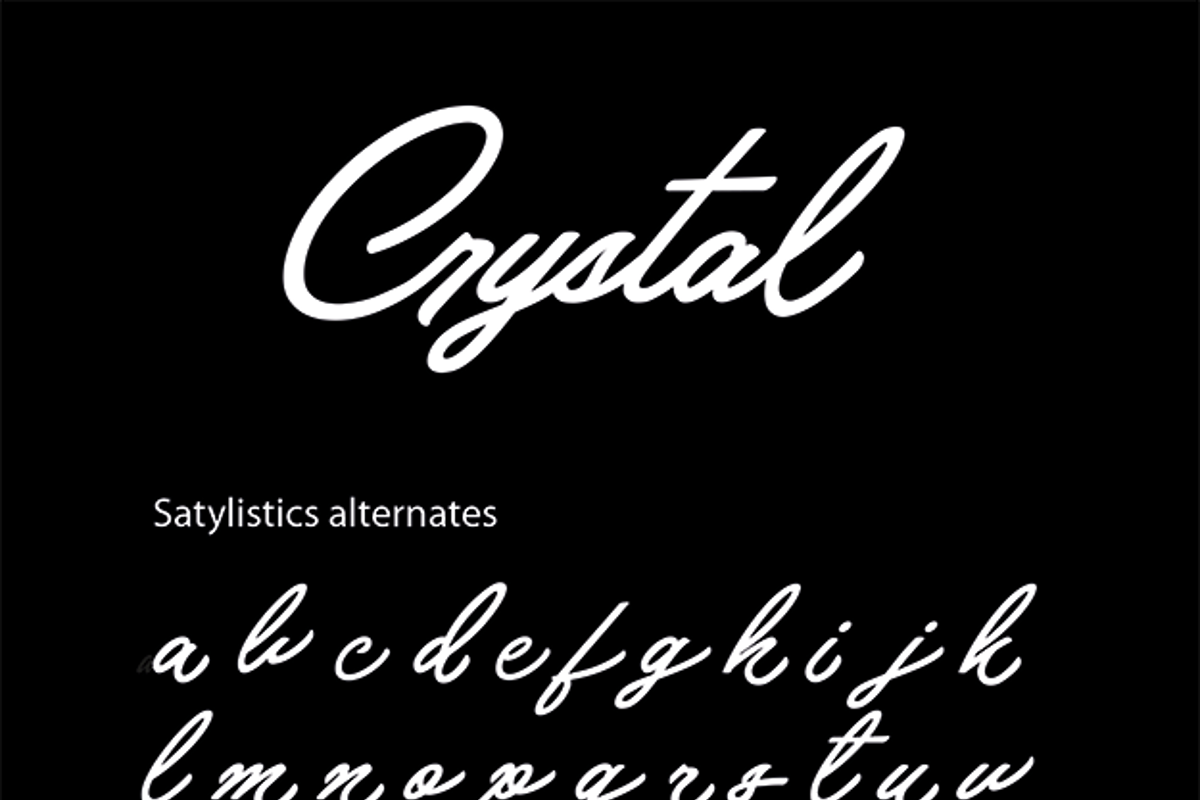 Crystal Font Billy Argel Fonts FontSpace