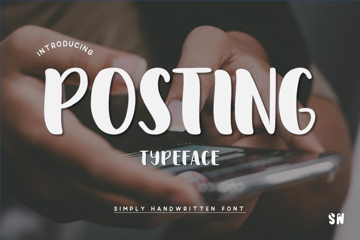 Posting Font | sokonusa | FontSpace