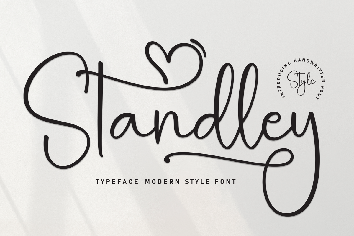 Stanshell Font Standley Font - Free Download