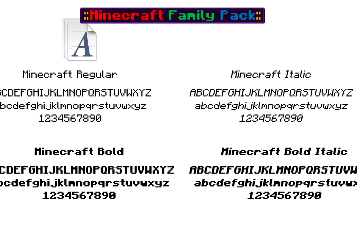 Minecraft Font Jdgraphics Fontspace