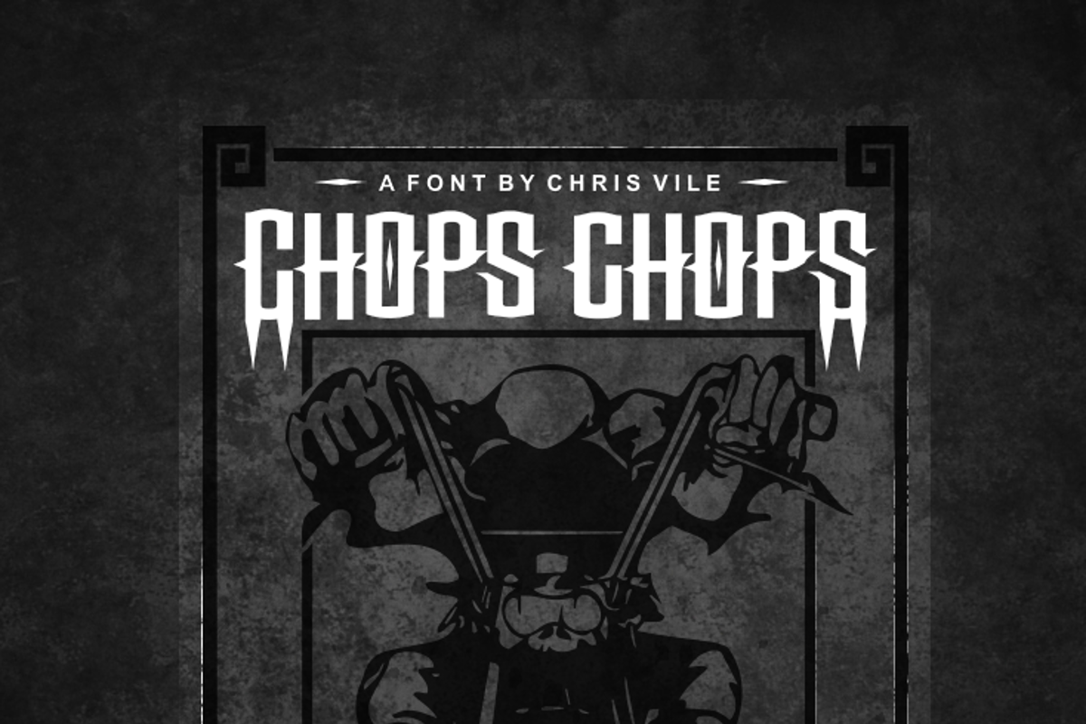 Chops chopS Font Font Monger FontSpace