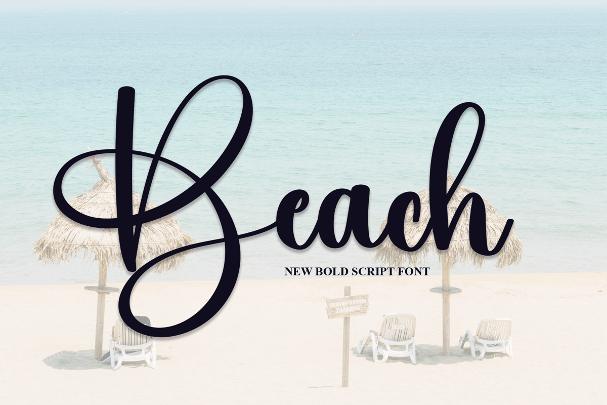 Beach Font | scratchones_creative | FontSpace