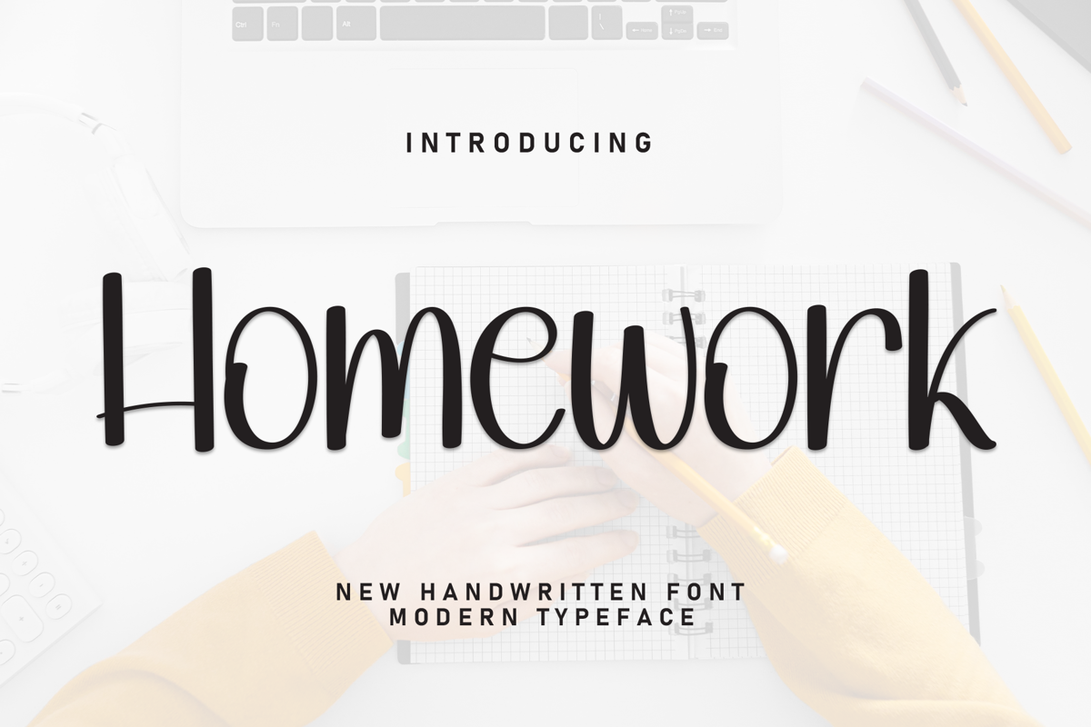 Homework Font - Free Download