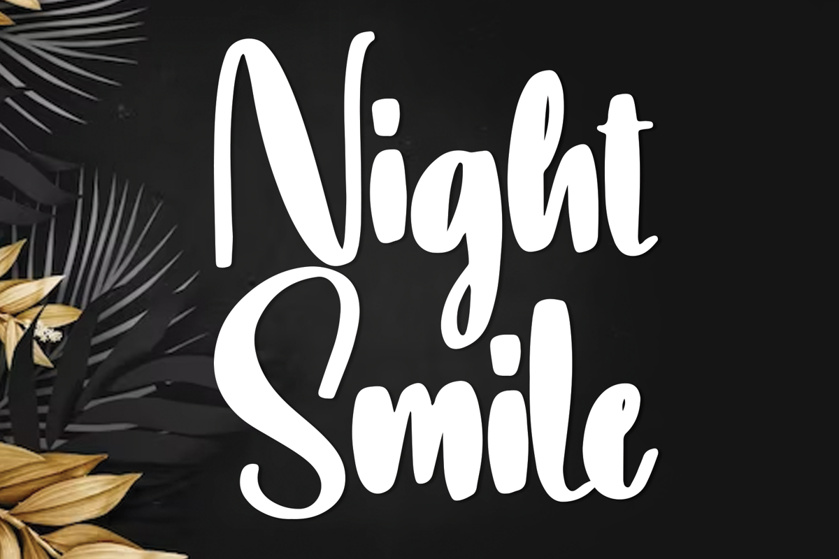 Night Smile Font | scratchones_creative | FontSpace