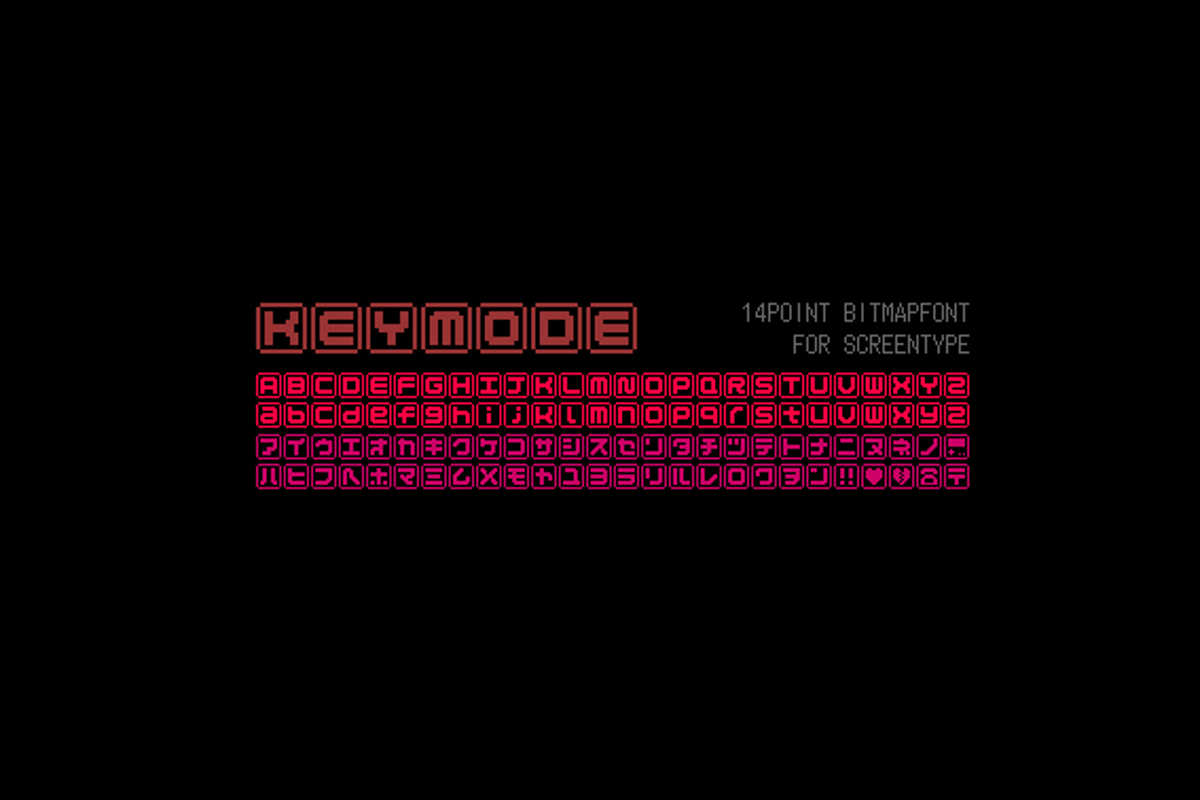 KEYmode Alphabet Font - Free Download