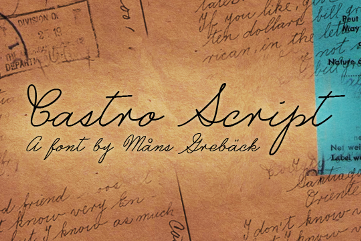 Castro Script Font - Free Download
