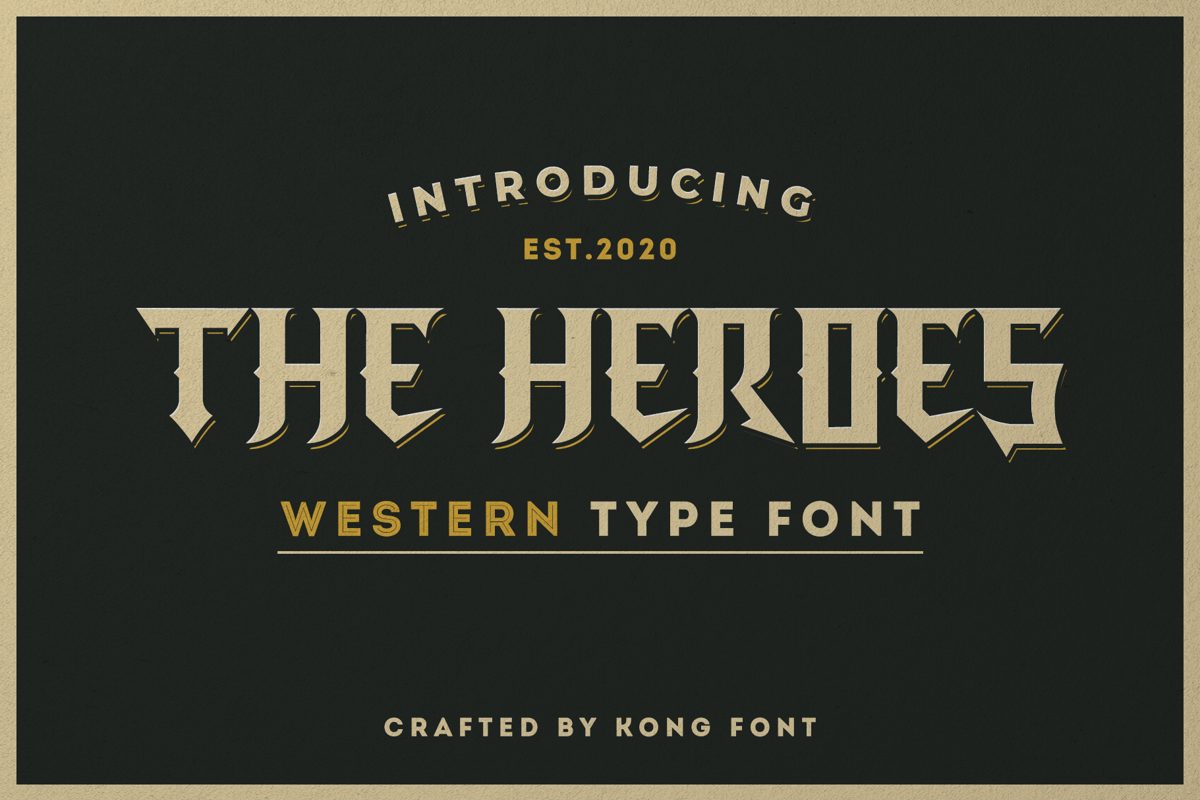 hero new font download