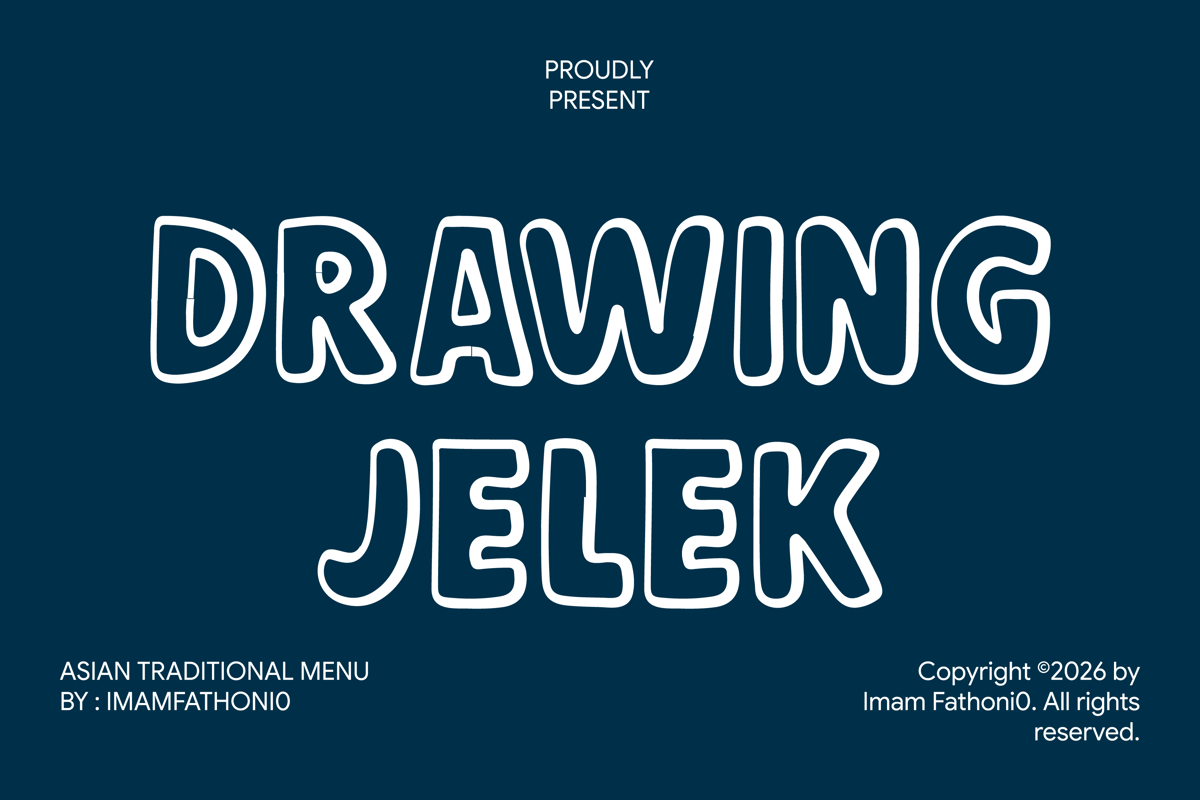 Logo Rough Drawing Drawing Jelek Font - Free Download
