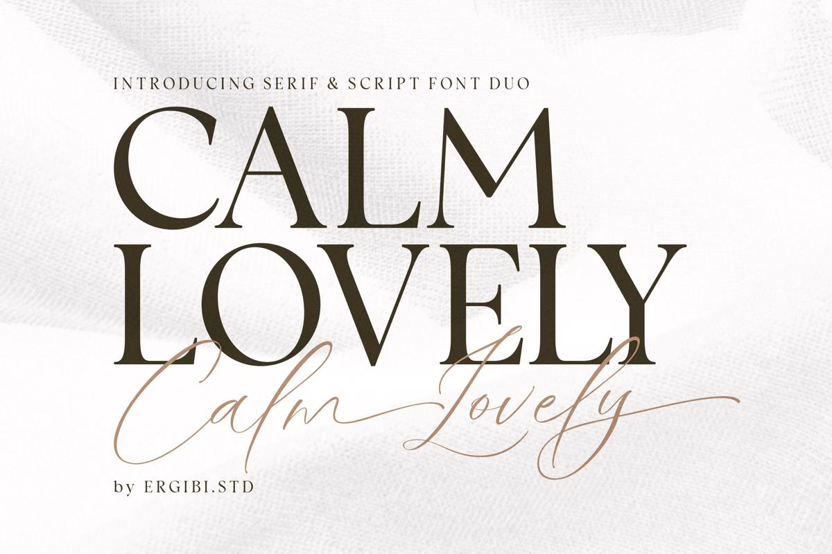 Calm Lovely Font - Free Download