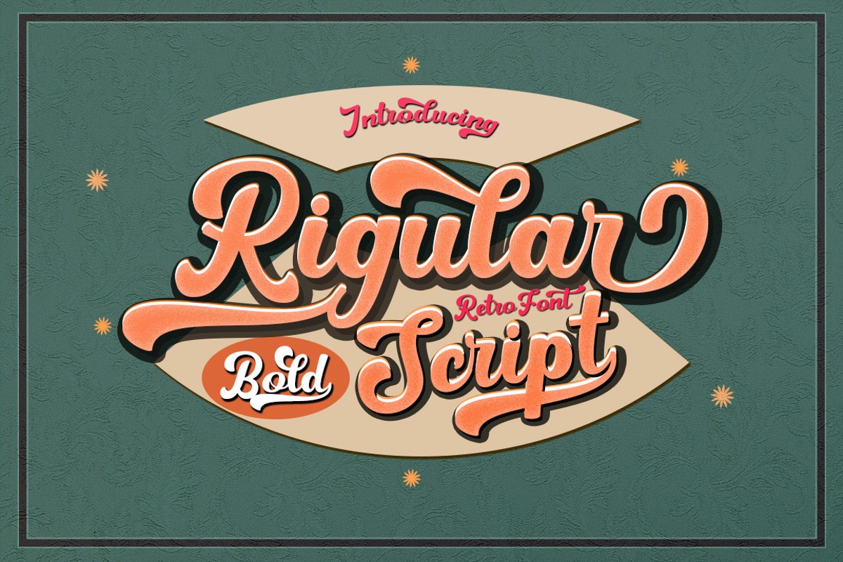 Rigular Script Font | Solidtype | FontSpace