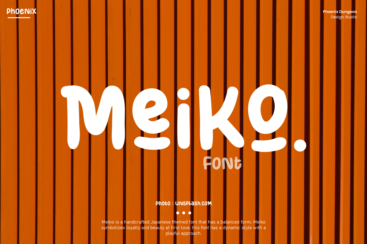 メイコ　フリーサイズ Meiko Font - Free Download