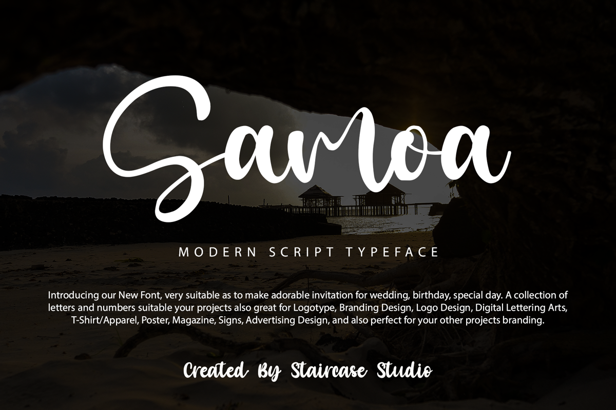 Samoa Font | Staircase Studio | FontSpace
