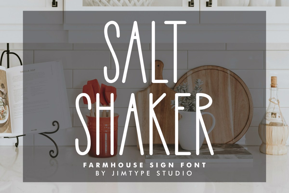 Salt Shaker Font Jimtype Studio FontSpace