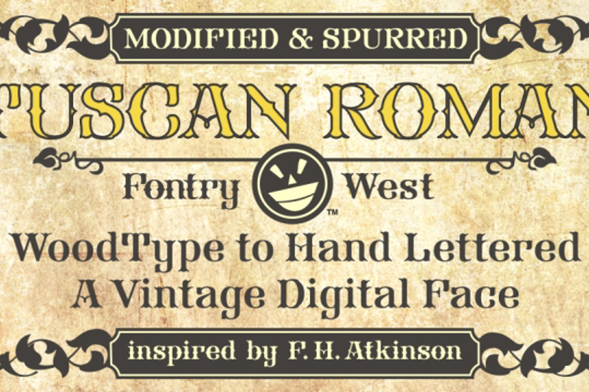 FHA Mod Tuscan Roman NCV Font the Fontry FontSpace