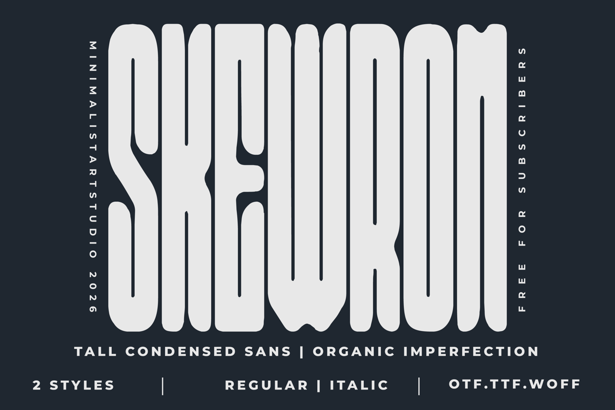 Skewrom by Minimalistartstudio