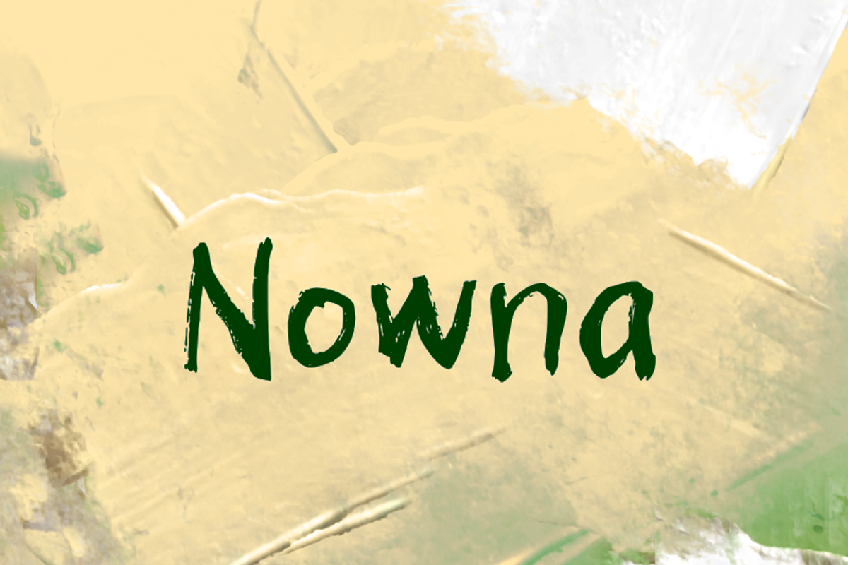 N Nowna Font - Free Download