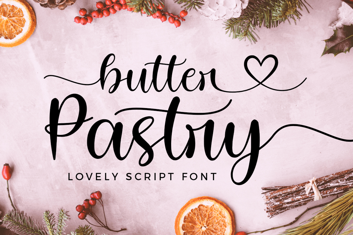 Butter Pastry Font Typesthetic Studio FontSpace