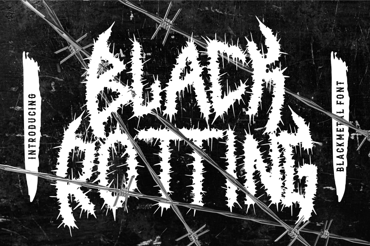 Black Rotting Font - Free Download