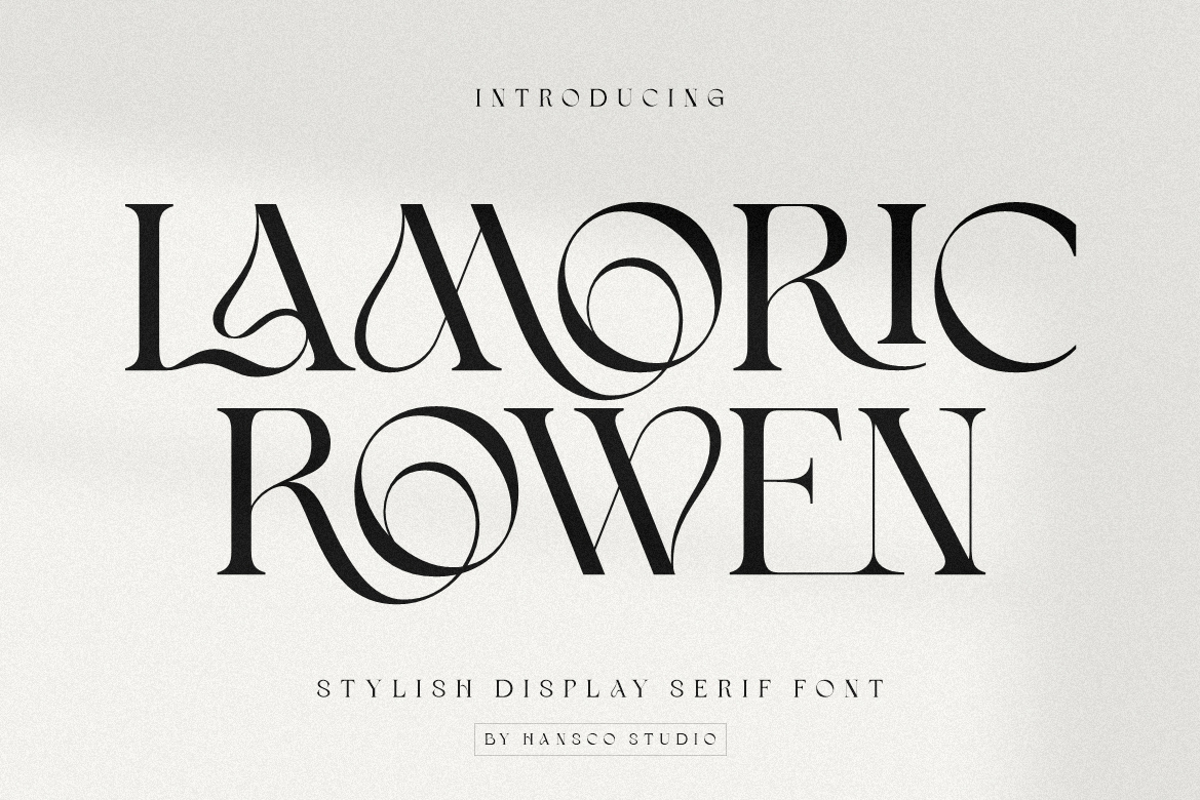 Lamoric Rowen Font | hansco | FontSpace