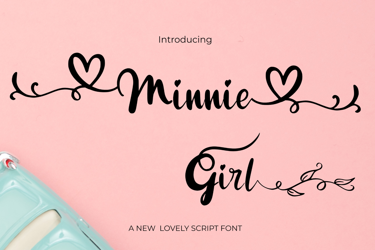 minnie mouse autograph font