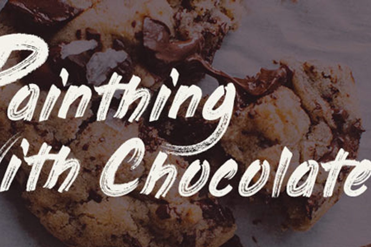 Painting With Chocolate Font mooze.nl FontSpace