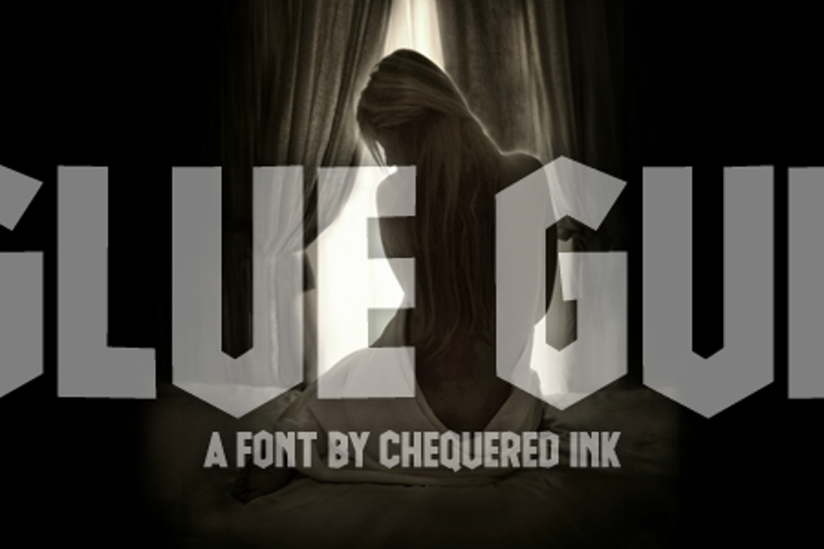 Glue Gun Font Chequered Ink FontSpace