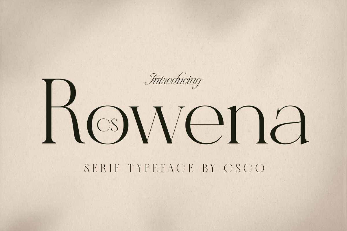 CS Rowena Font - Free Download
