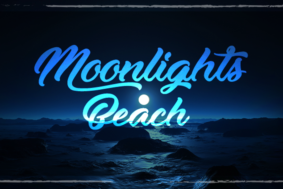 Moonlights on the Beach Font Octotype FontSpace.
