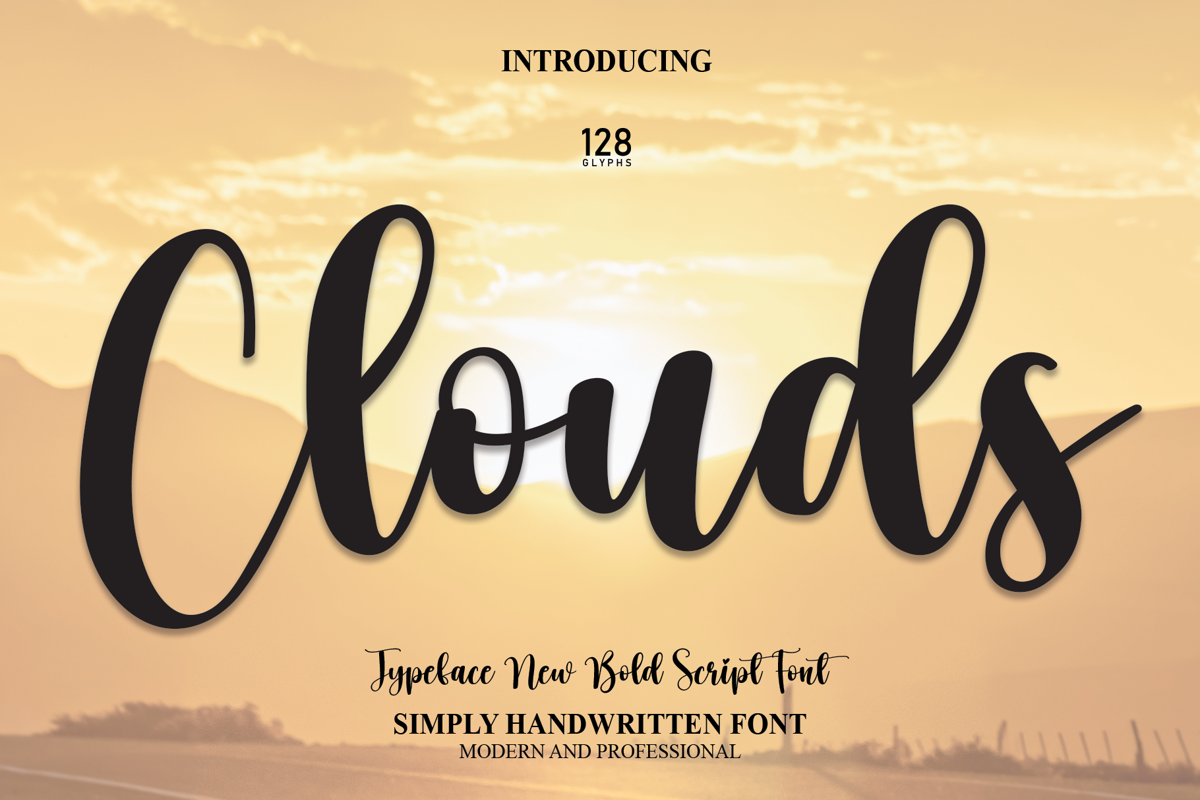 Clouds Font | scratchones_creative | FontSpace
