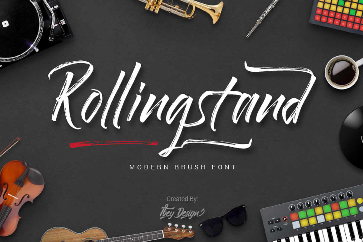 Rollingstand Font | Ibeydesign | FontSpace