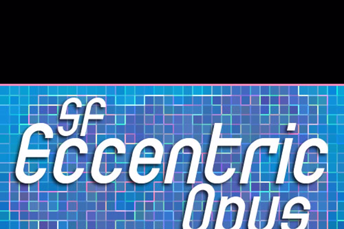 SF Eccentric Opus Font - Free Download, image size:1200x800