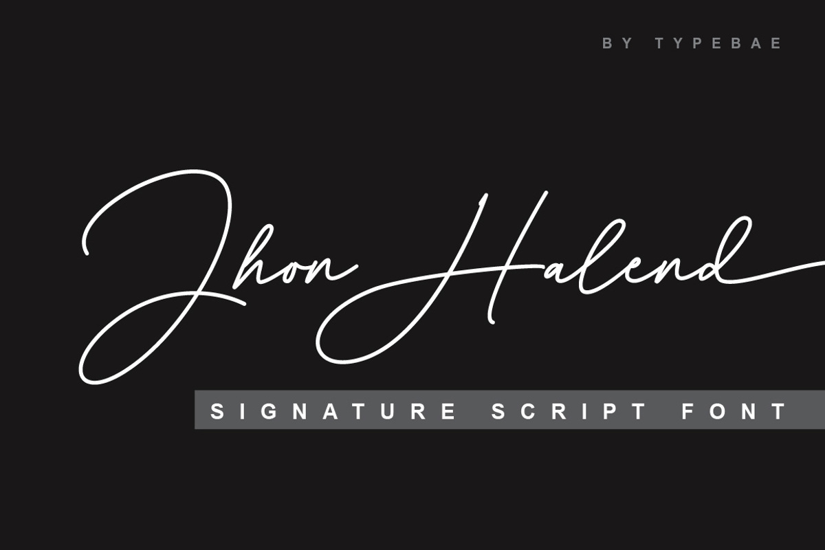 Jhon Halend Font | Typebae | FontSpace