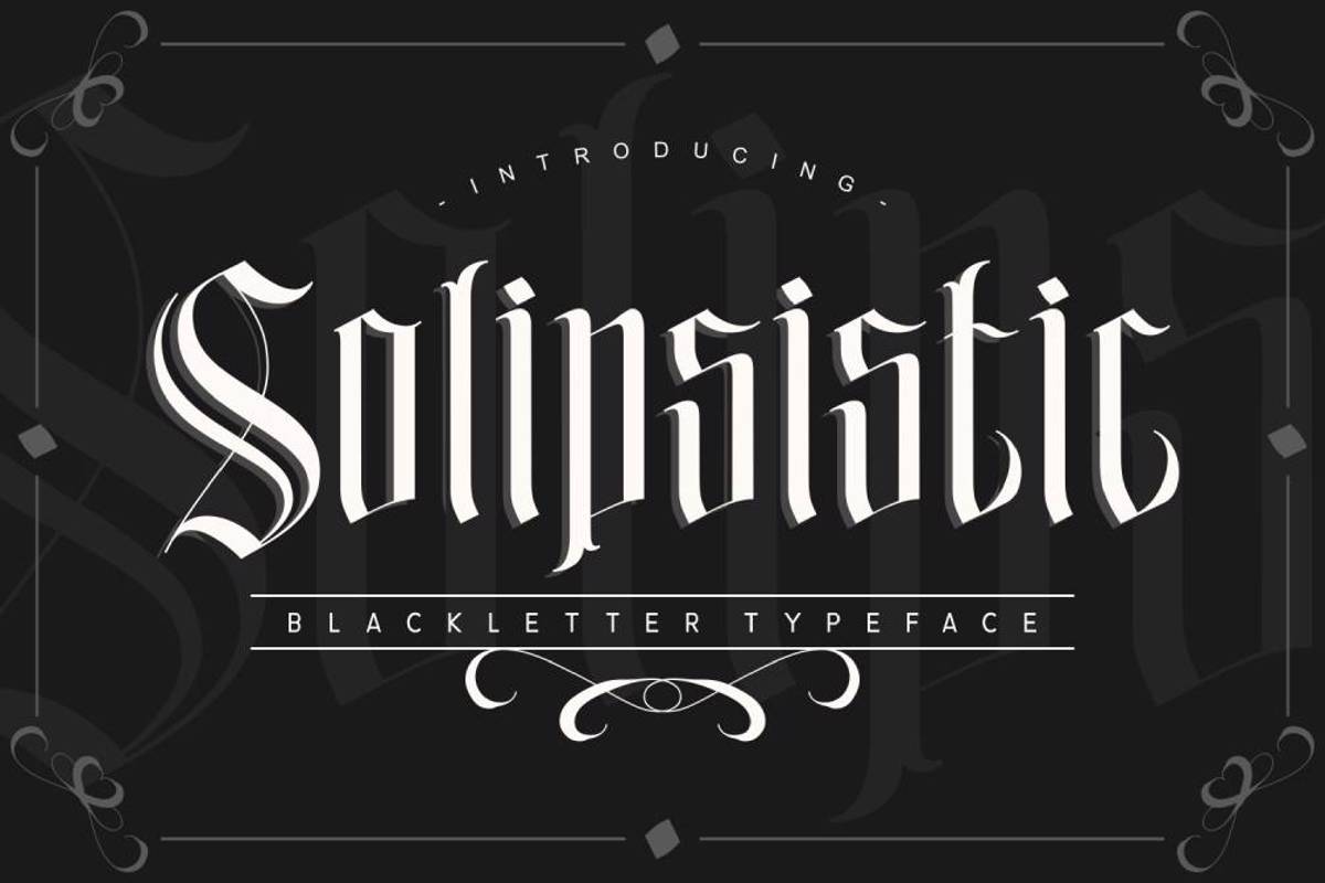 Solipsistic Font | graphicsauceco | FontSpace