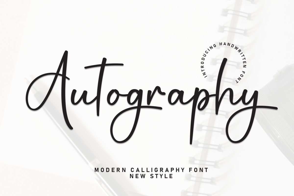 Autography Regular Autography Font - Free Download