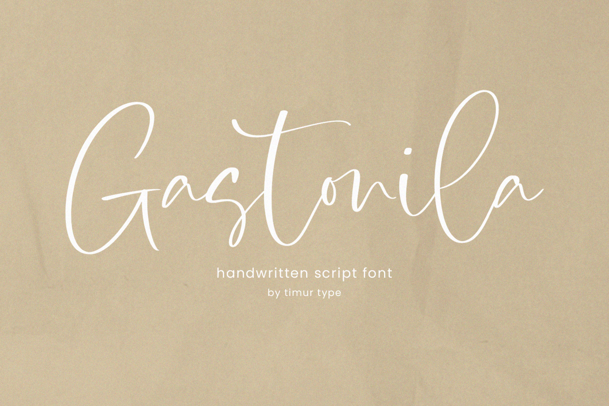 Gastonila Font | Timur type | FontSpace