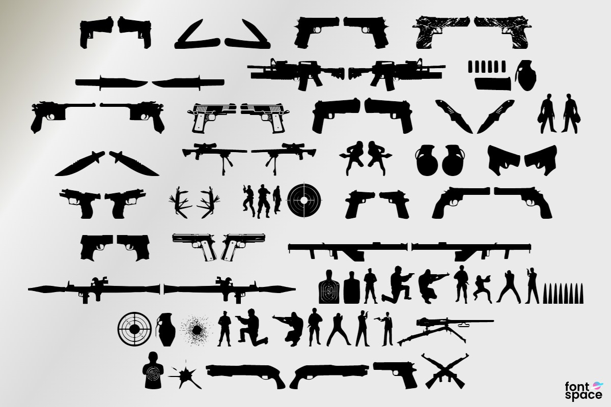 The Shooter Font Iconian Fonts FontSpace