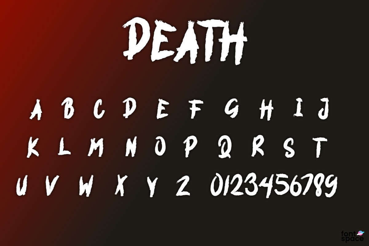 DEATH Font | aminmario | FontSpace