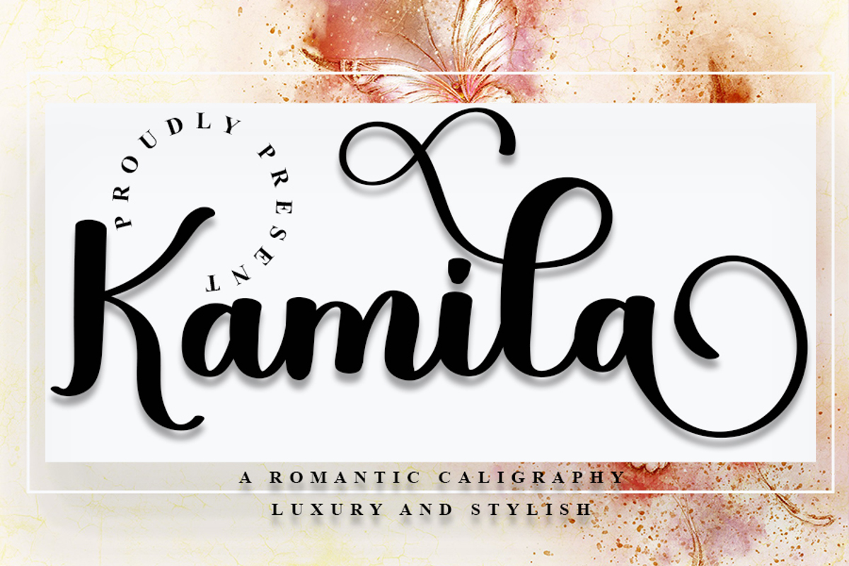 Kamila Font | FreshTypeINK | FontSpace